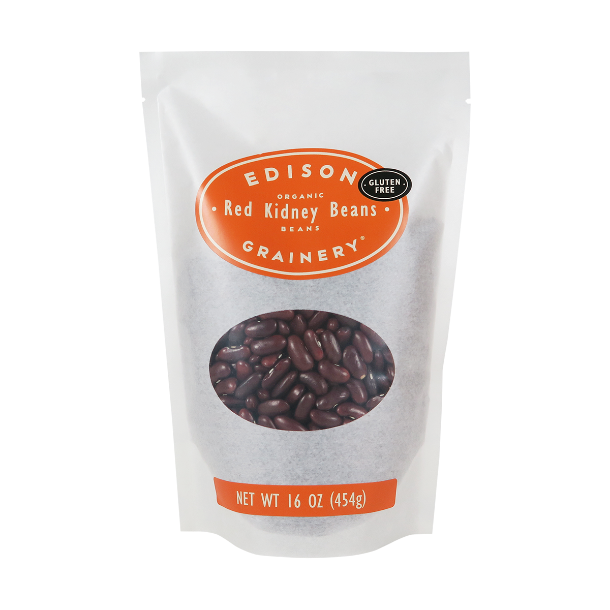 Dark Red Kidney Beans Organic Gluten Free Edison Grainery