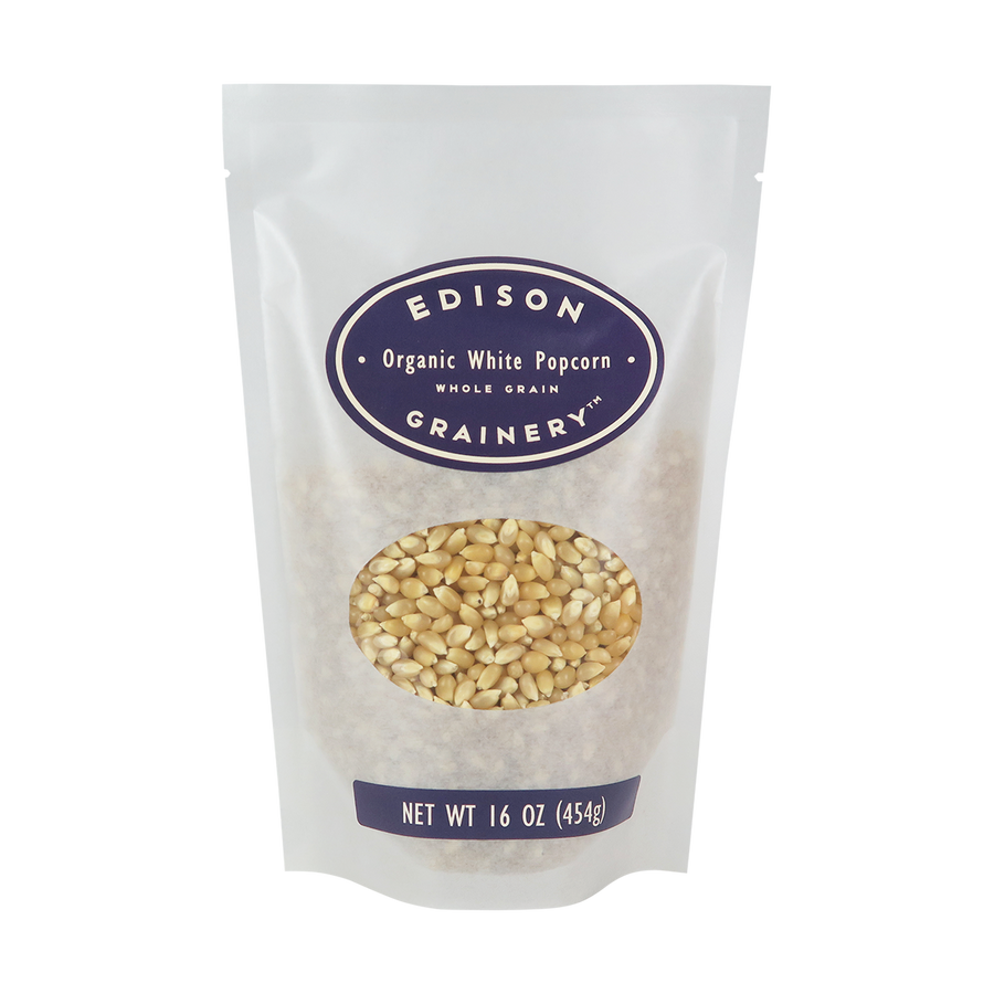 organic white popcorn kernels