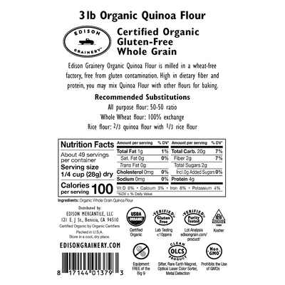 Organic, Gluten-Free Quinoa Flour